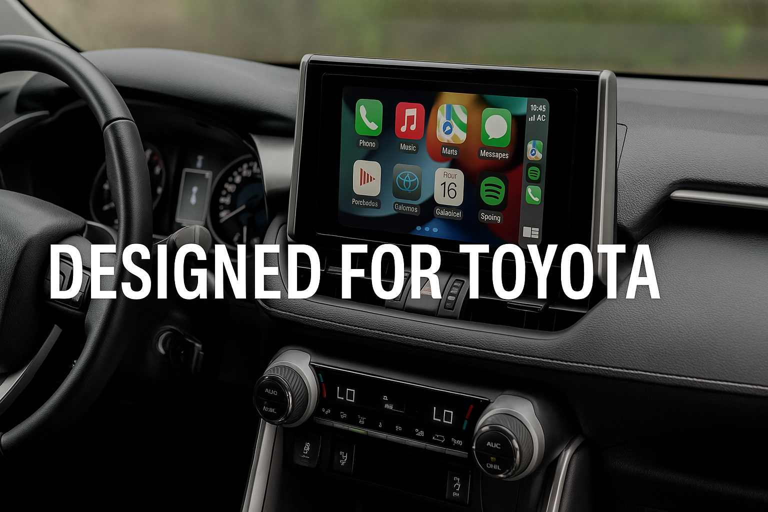 Designed for Toyota Banner