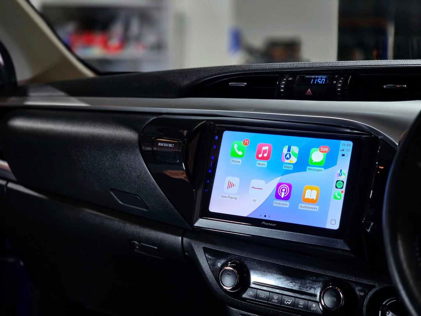 Pioneer DMH-AP6650BT 9" Perfect Fit Solution - Toyota Hilux (2015 - 2023)