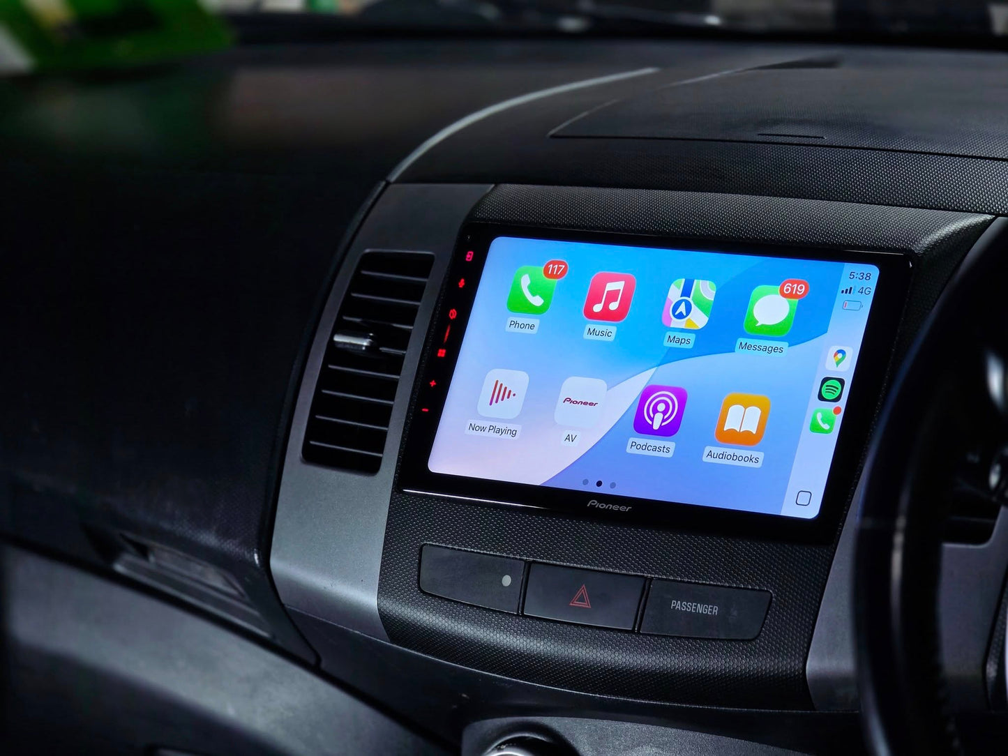 Pioneer DMH-AP6650BT 9" Perfect Fit Solution - Mitsubishi Outlander (2007 - 2012)