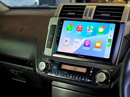 Pioneer DMH-AP6650BT 9" Perfect Fit Solution - Toyota Prado (2014 - 2017)